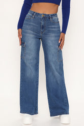 Workflow Stretch Skater Jeans - Medium Blue Wash Ins Street